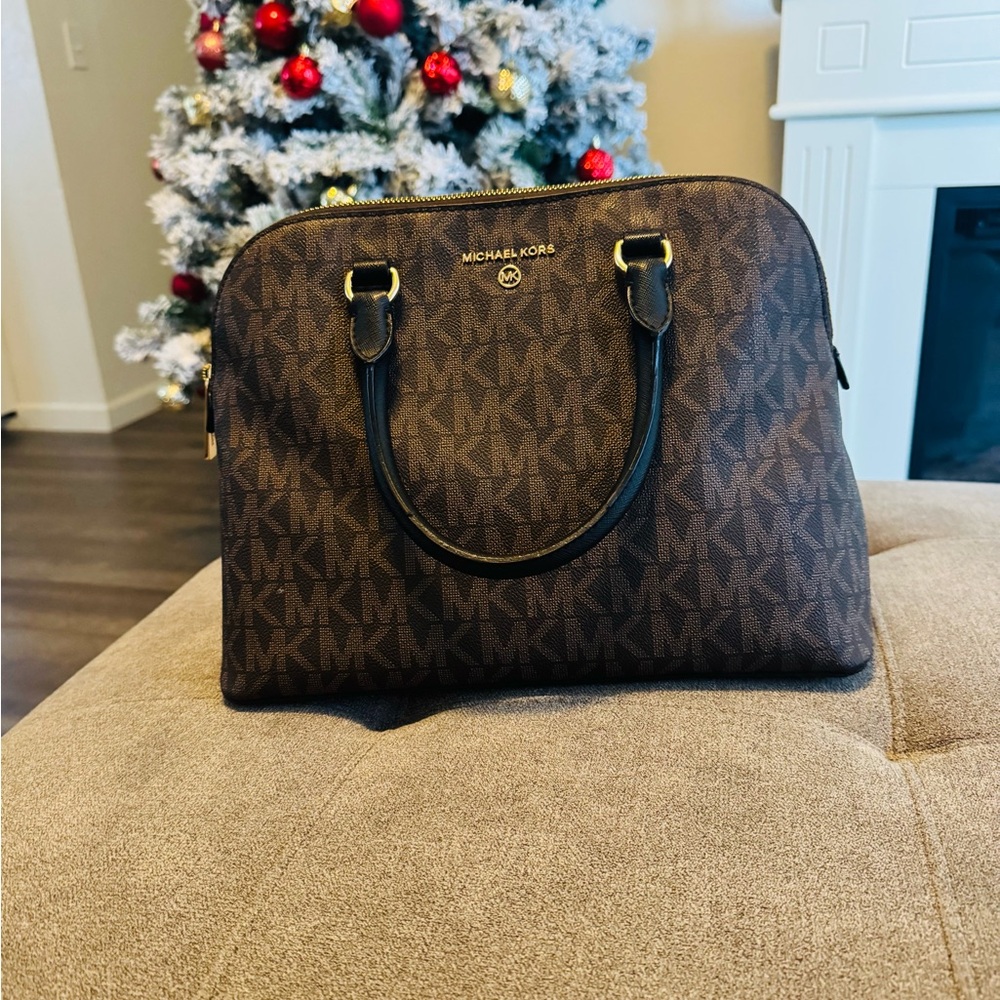 Michael Kors Dark Brown Satchel